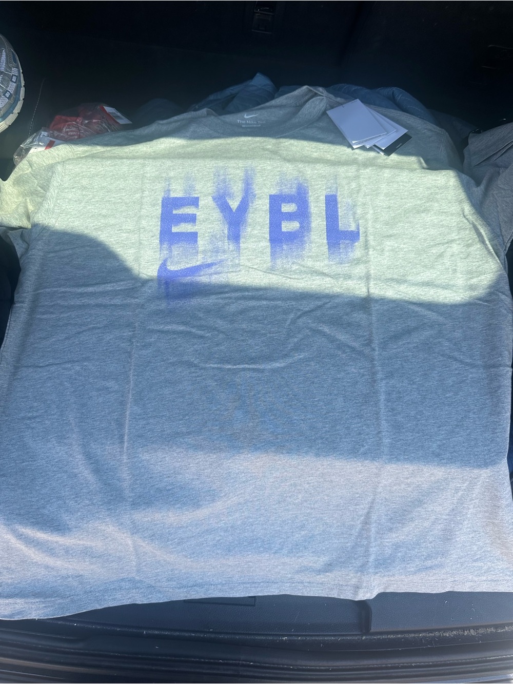 Nike EYBL Men's Gray Short-Sleeve Tee